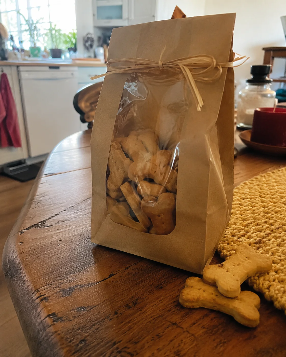 Biscoitos caseiros para cão